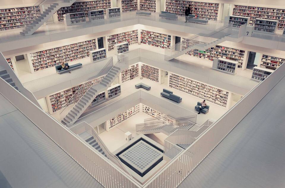 Stuttgart Public Library, Germany photo
