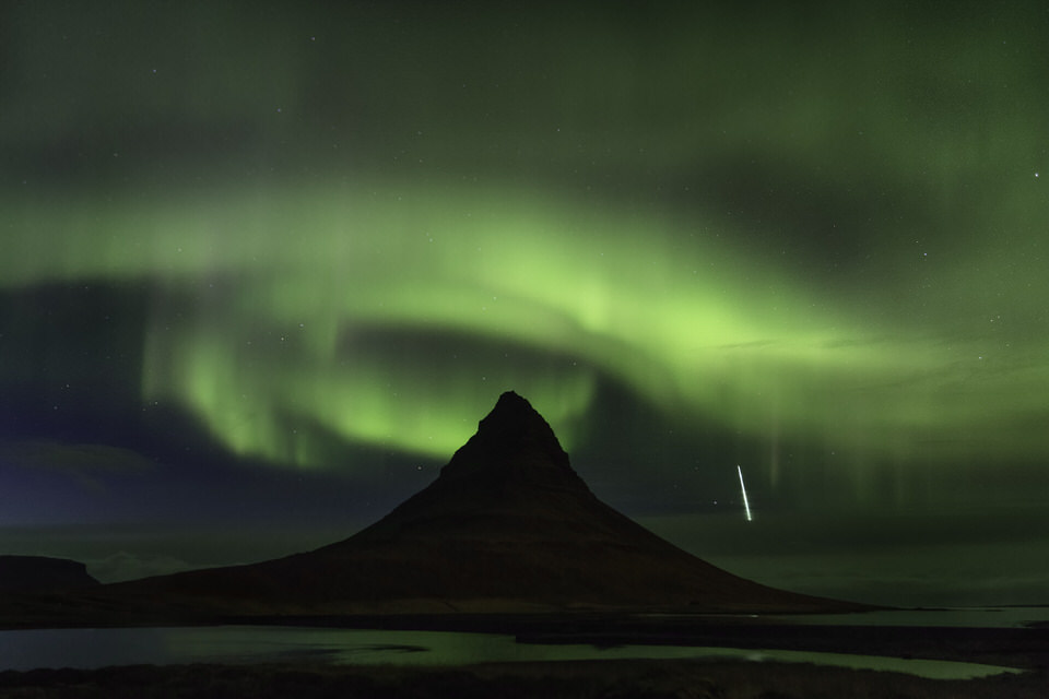 Grundarfjörður, Iceland Shooting Star photo