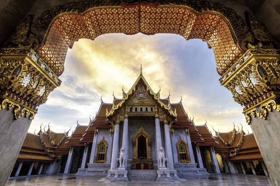 Urban cityscape photography featuring Bangkok Thailand modern architecture and street scenes - professional travel photography capturing Asian city life